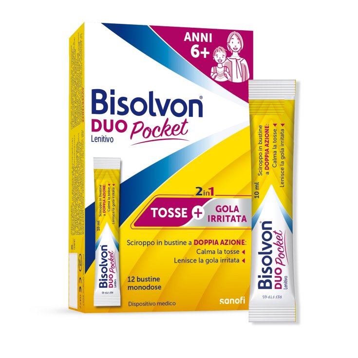 Bisolvon&reg; Duo Pocket Lenitivo 12 Bustine