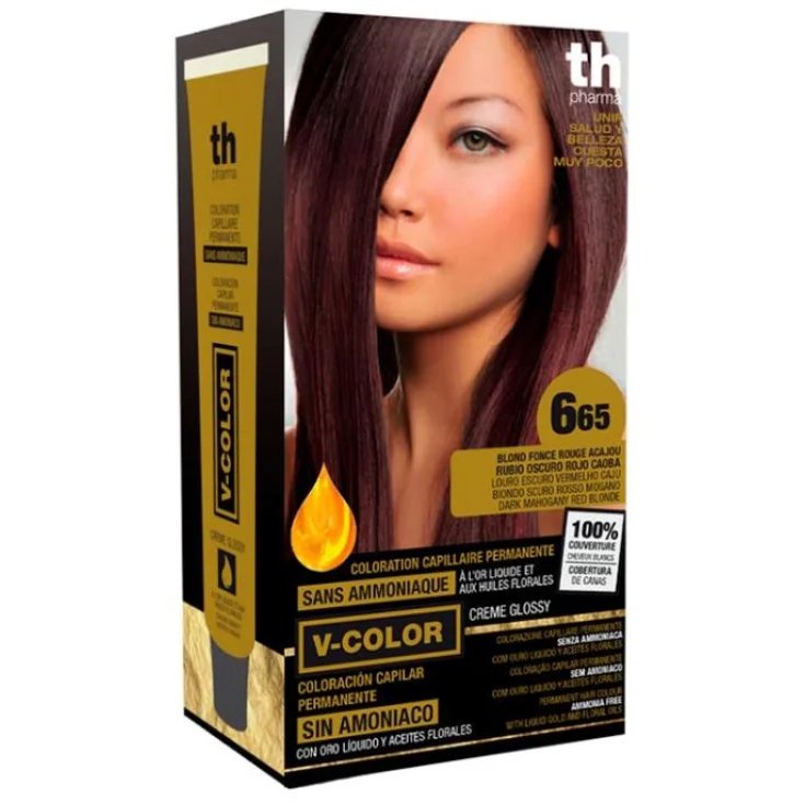 V-Color Kit Tintura Senza Ammoniaca 6.65 Th Pharma