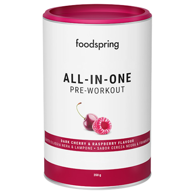 All-in-One Pre-Workout Ciliegia foodspring&reg; 350g