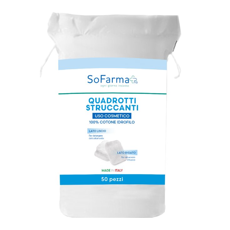Sofarmapiu' Quadrotti Struccanti 50 Pezzi