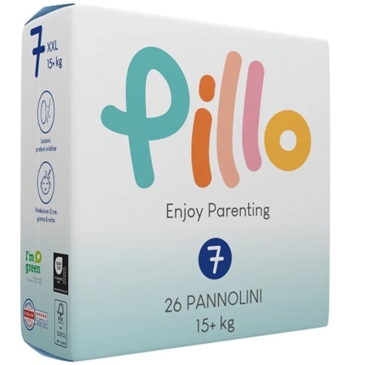 Pannolini Tg.7&nbsp;Enjoy Parenting Pillo 26 Pezzi