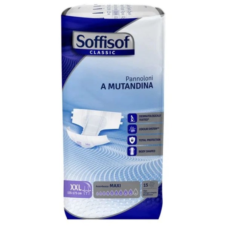 Pannolone a Mutandina Maxi Tg.XXL Soffisof Classic 15 Pezzi