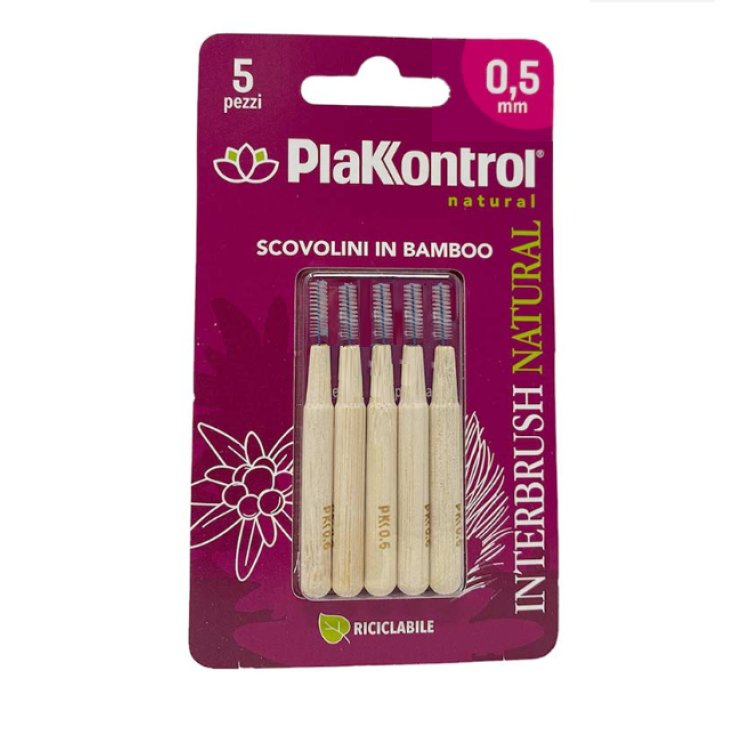 Interbrush Natural 0.5mm Plakkontrol&nbsp;5 Pezzi