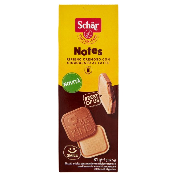 Notes Biscotto Ripieno Sch&auml;r 81g