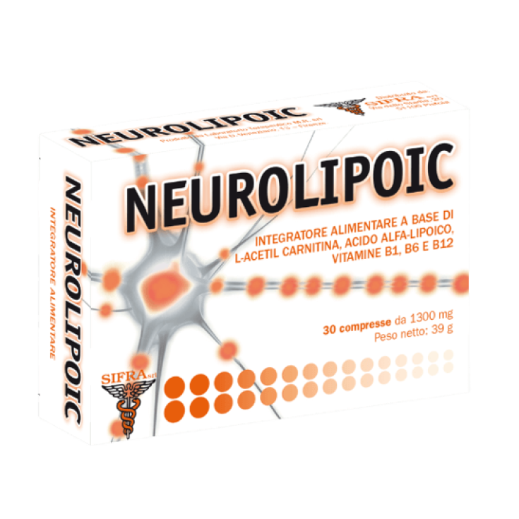 Neurolipoic Sifra 30 Compresse Da 1300mg Neurolipoic Sifra 30 Compresse Da 1300mg