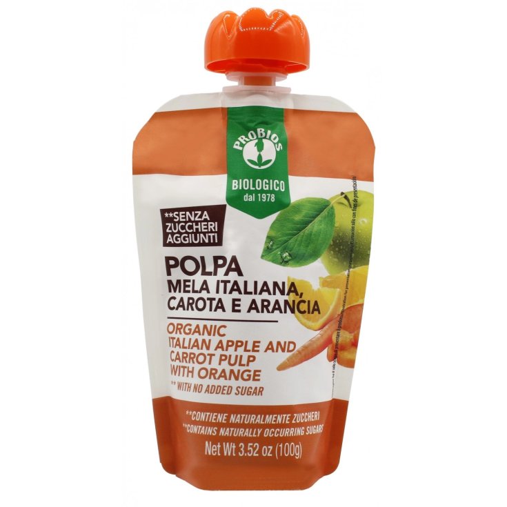 Polpa Con Arancia Mela E Carota PROBIOS 100g