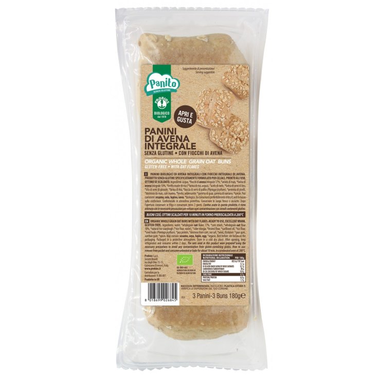 Panini Di Avena Integrale Probios 180g