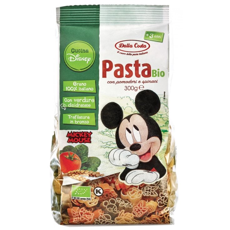 Pasta Pomodoro E Spinaci Mickey Mouse Dalla Costa 300g
