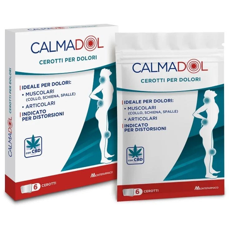 CALMADOL Cerotti per dolori MONTEFARMACO 6 Pezzi