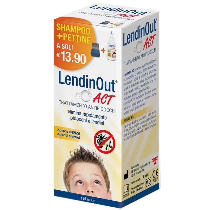 LendinOUT&reg; ACT Trattamento Antpidocchi 150ml