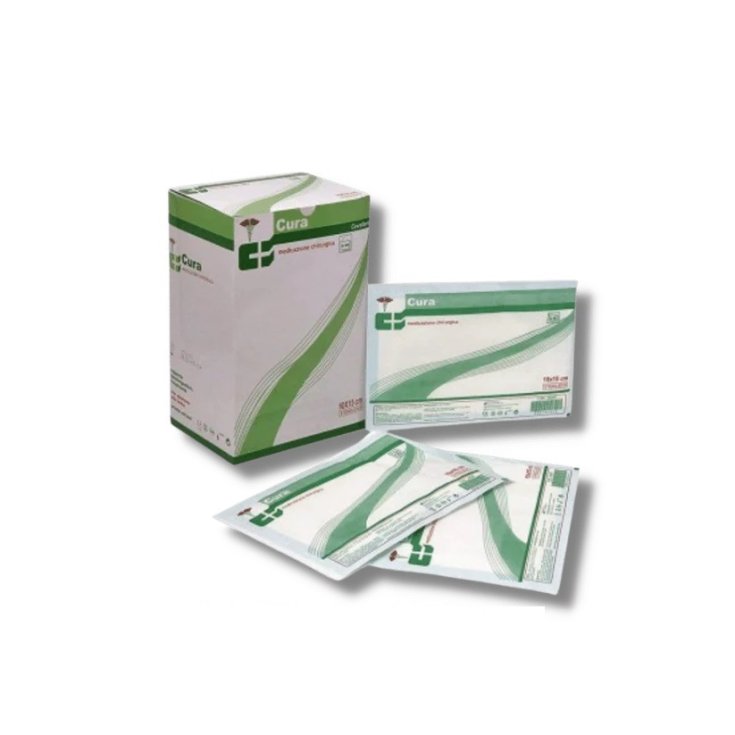 Medicazione Sterile Adesiva 7x5cm Cura Farma 100 Pezzi