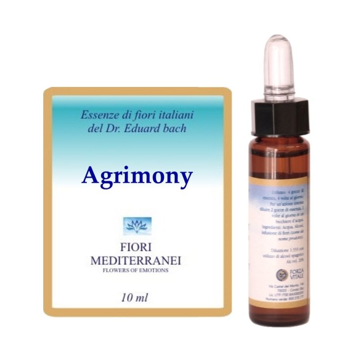 AGRIMONY Fiori Mediterranei Gocce 10ml