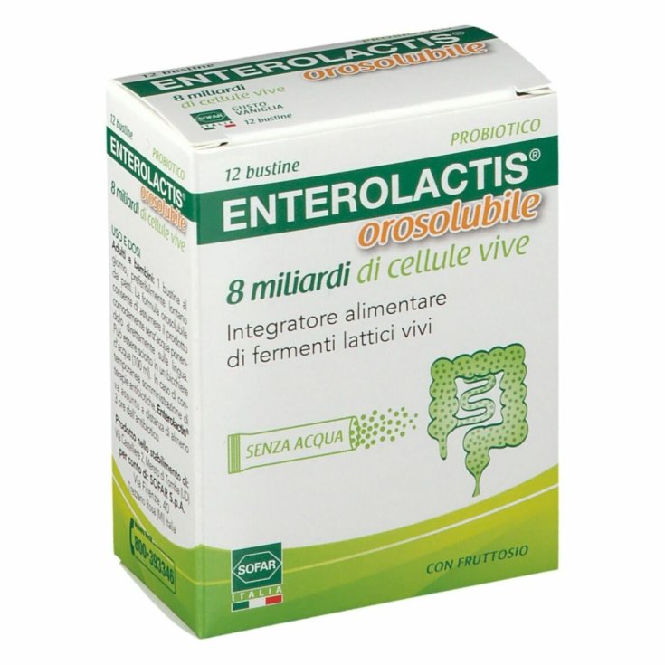Enterolactis Orosolubile Alfasigma 12 Bustine
