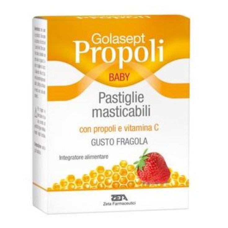 Golasept Propoli Baby Gusto Fragola 20 Compresse Masticabili