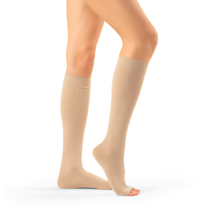 Gambaletto Cotton Evo 162 Beige XXL Lungo Gloriamed 1 Paio