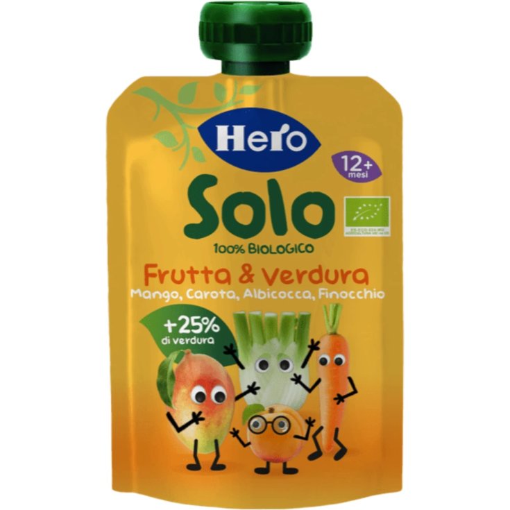 Frutta e Verdura con Carota e Finocchio Hero Solo 100g