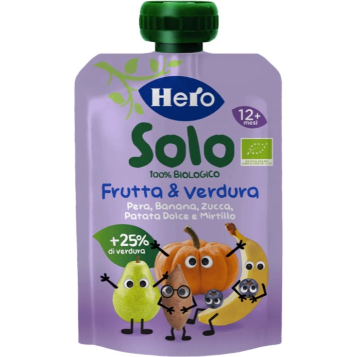 Frutta e Verdura con Zucca e Patata Dolce Hero Solo 100g