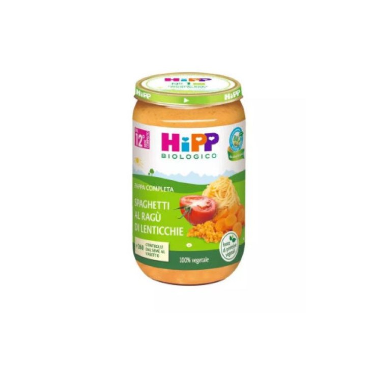 Spaghettini Al Rag&ugrave; Di Lenticchie Hipp Biologico 220g