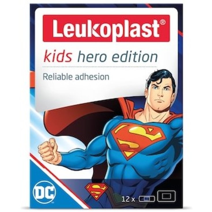 Kids Hero Edition Superman Leukoplast&reg; 12 Pezzi