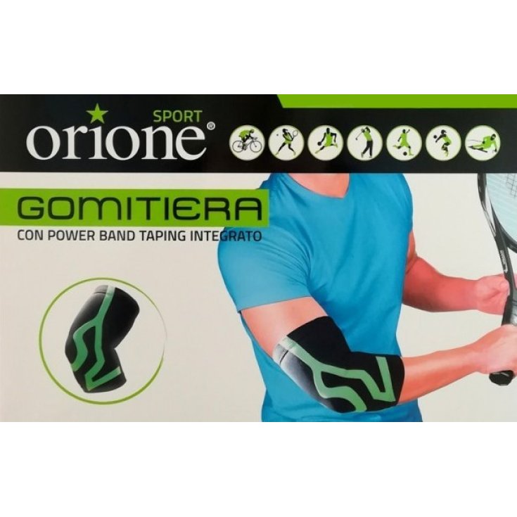 Orione Gomitiera Con Power Band Taping Integrato Nero M Safte 1 Pezzo