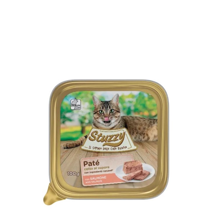 Pat&eacute; con Salmone&nbsp;per Gatti Stuzzy 100g