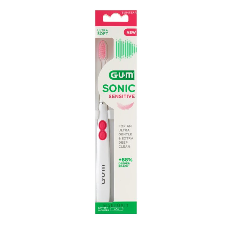 GUM&reg; SONIC SENSITIVE Spazzolino Batteria