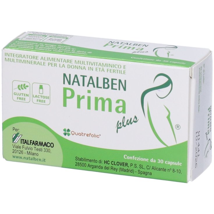 Natalben Prima Plus Italfarmaco 30 Capsule Natalben Prima Plus Italfarmaco 30 Capsule