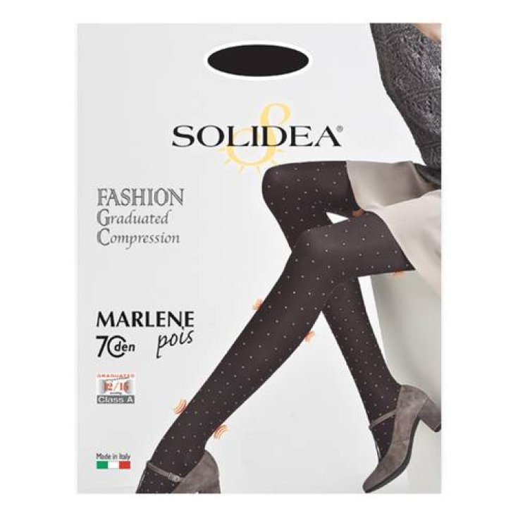 Collant 70 Opaque Marlene Pois Mosto Tg.1 S&nbsp;Solidea