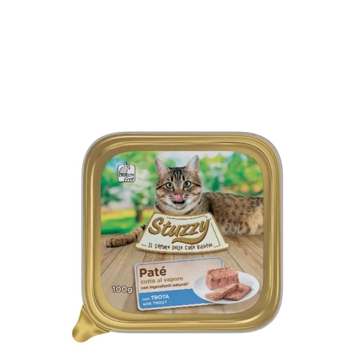 Pat&egrave; con Trota&nbsp;Stuzzy Cat 100g
