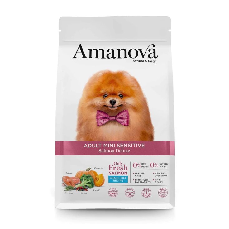 Adult Mini Sensitive Onlyfresh Salmon Amanova 2Kg