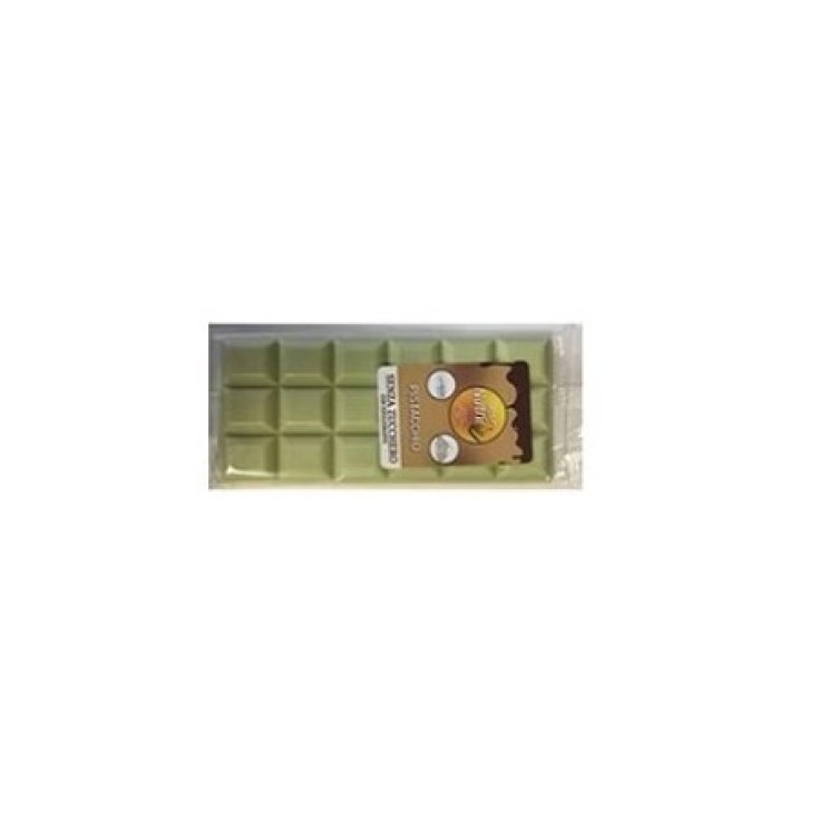 Tavoletta Cioccolato Bianco Pistacchio Maltitolo Laerbium Pharma 90g