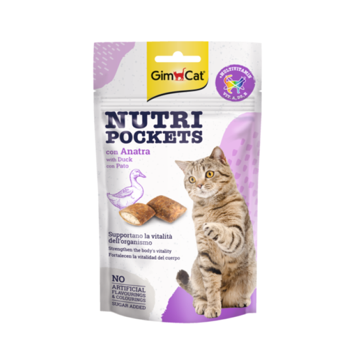 GimCat&reg; Nutri Pockets Con Anatra GIMBORN&reg; 60g