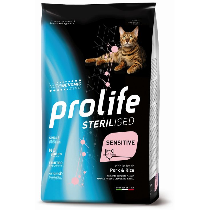Sterilised Sensitive Adult Pork & Rice Prolife 7kg