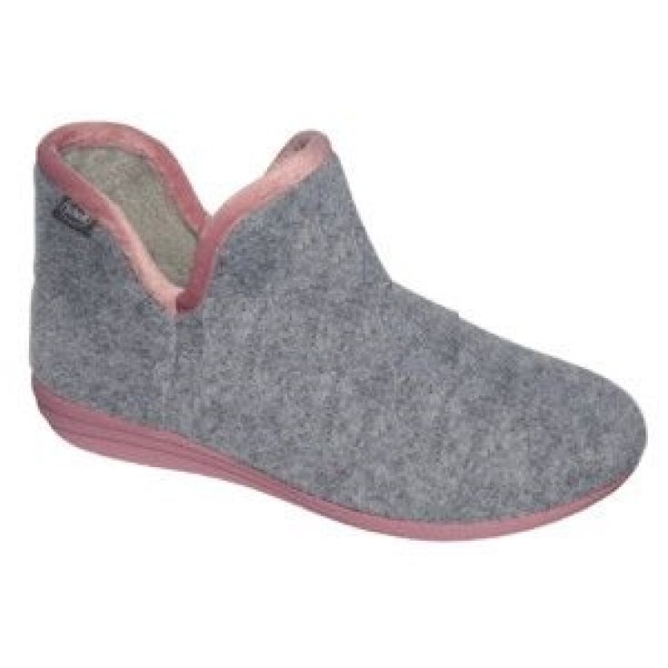 Creamy Bootie Felt Grigio Tg.35 Scholl