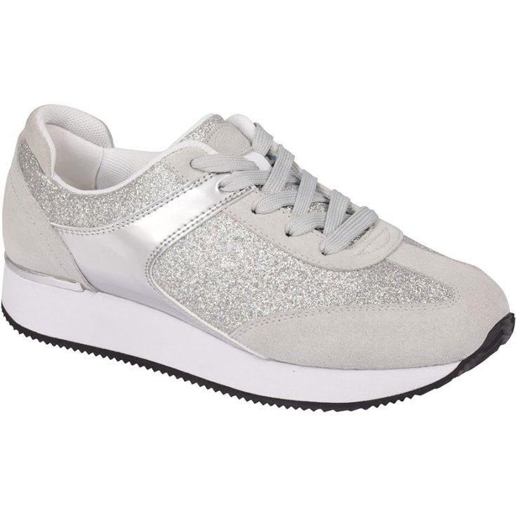 Charlize Glitter Argento Tg.35&nbsp;Scholl