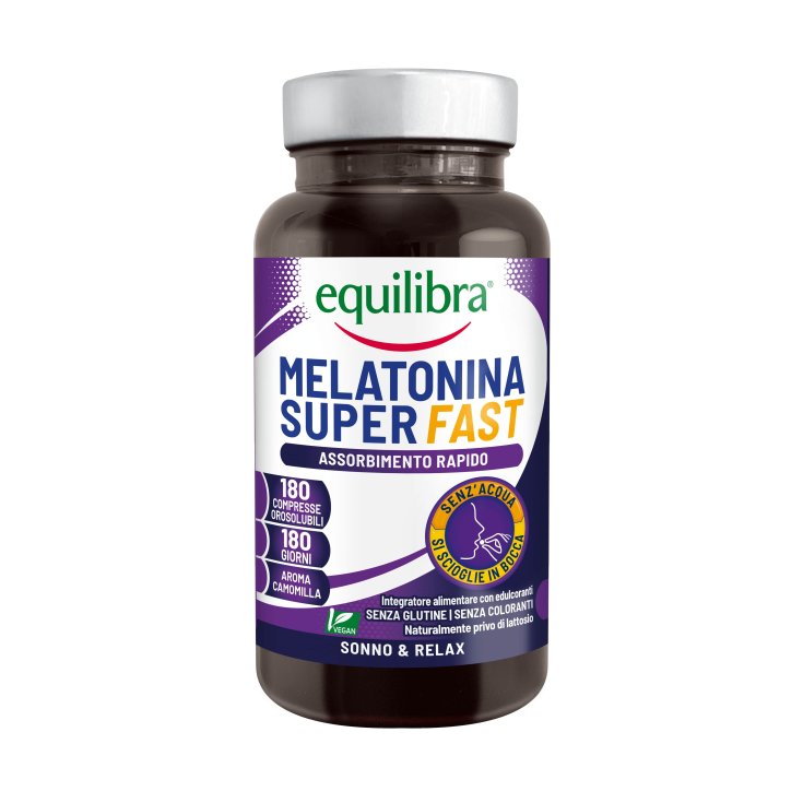 Melatonina Super Fast Equilibra 180 Compresse