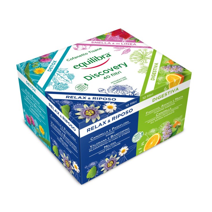 Cofanetto Tisane Discovery Equilibra 40 Filtri