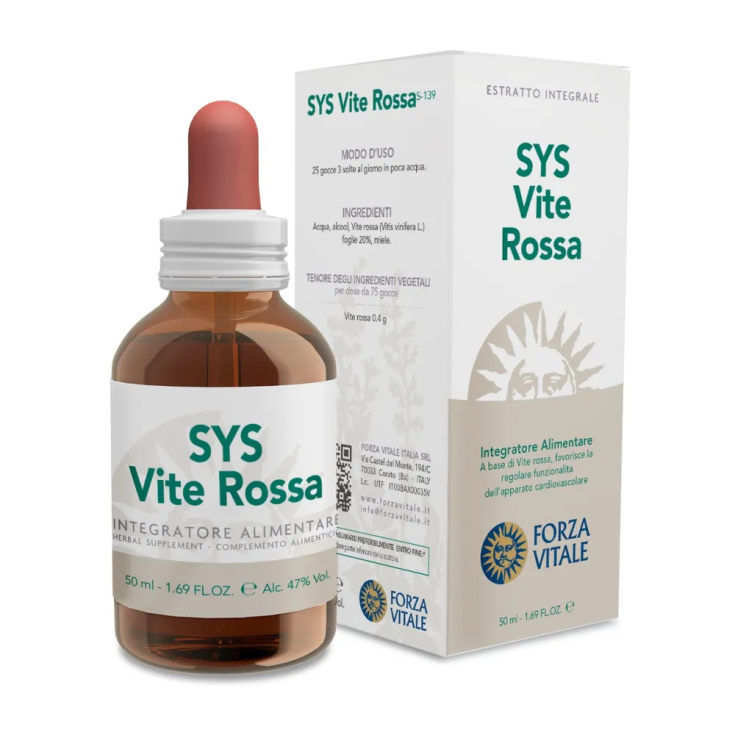 Sys Vite Rossa Gocce Forza Vitale 50ml