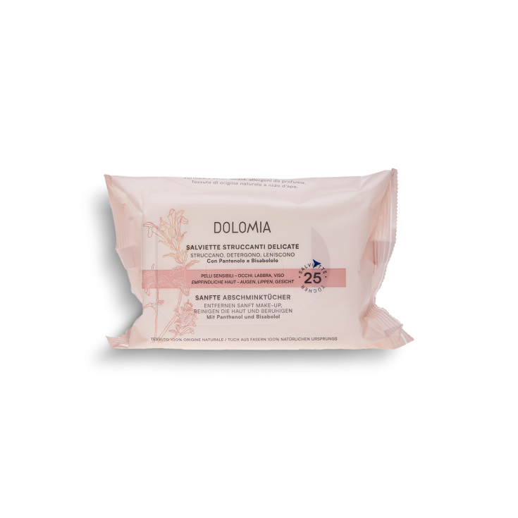 Salviette Struccanti Delicate Dolomia 25 Pezzi