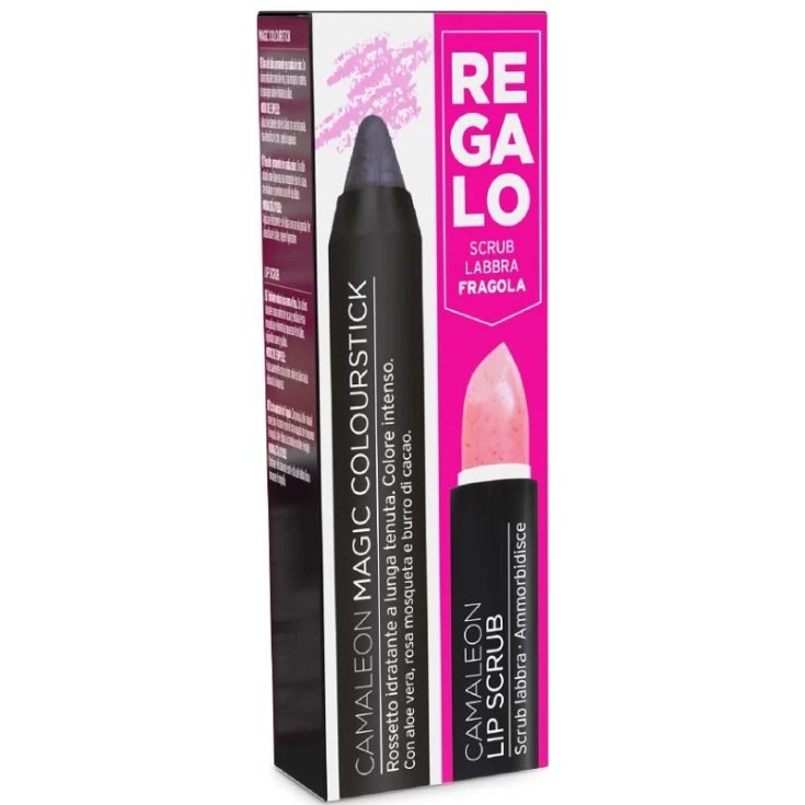 Magic Colourstick Grigio + Lip Scrub Fragola CAMALEON