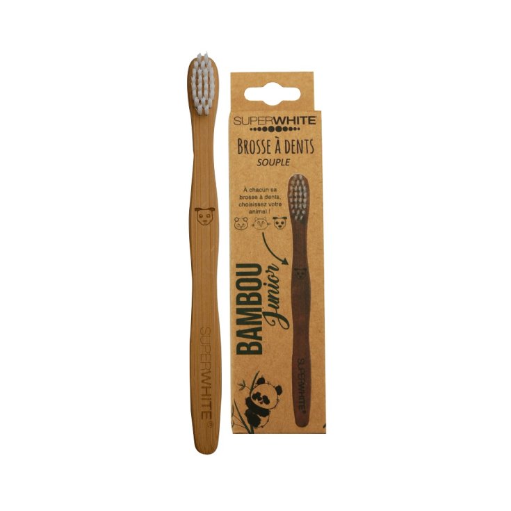 Spazzolino Da Denti In Bamb&ugrave; Per Bambini SuperWhite 1 Pezzo