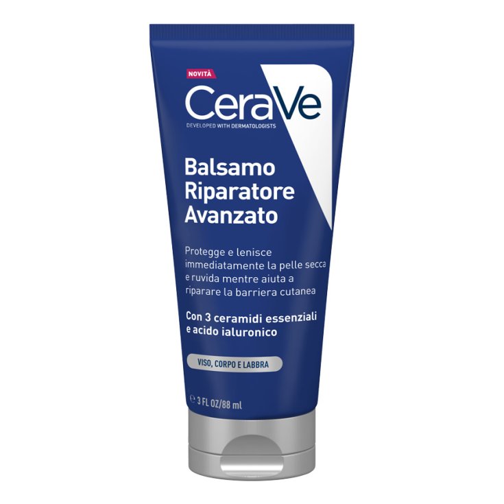 CeraVe Balsamo Riparatore, Per Pelli Molte Secche, Screpolate e Danneggiate, 88 ml