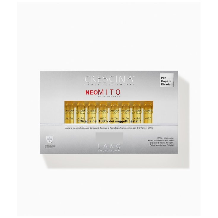 Crescina Isole Follicolari Neo Mito 2100 Uomo Labo 40x3,5ml