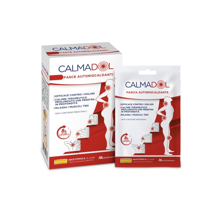 Calmadol&reg; Fascia Lombare Auriscaldante Montefarmaco 4 Pezzi