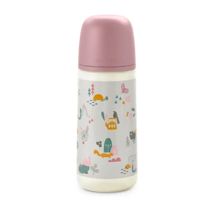 Biberon Walk In The Park Silicone SX Pro Rosa Suavinex 360ml