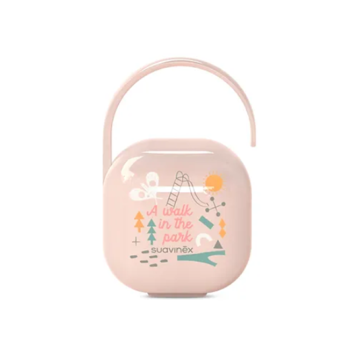 Scatolina Porta Succhietto Walk In The Park Rosa Suavinex 1 Pezzo