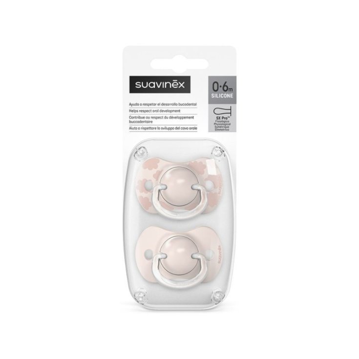 Dreams Succhietti Silicone Pro 0-6M Rosa Suavinex 2 Pezzi