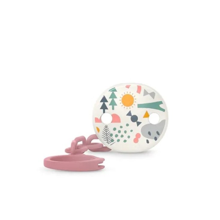 Clip Portaciuccio Walk In The Park Ovale Rosa Suavinex 1 Pezzo