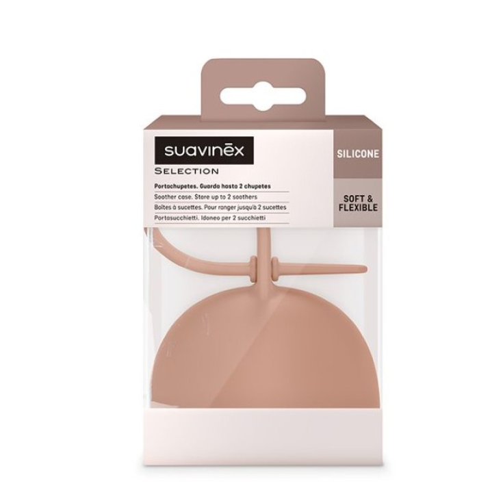 Selection Colour Essence Portasucchietto In Silicone Orange Sunset Suavinex 1 Pezzo