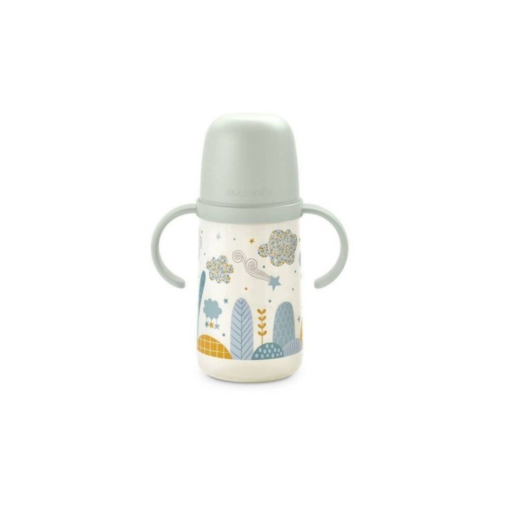 Dreams Biberon Antigoccia Con Manici Azzurro +4M Suavinex 270ml